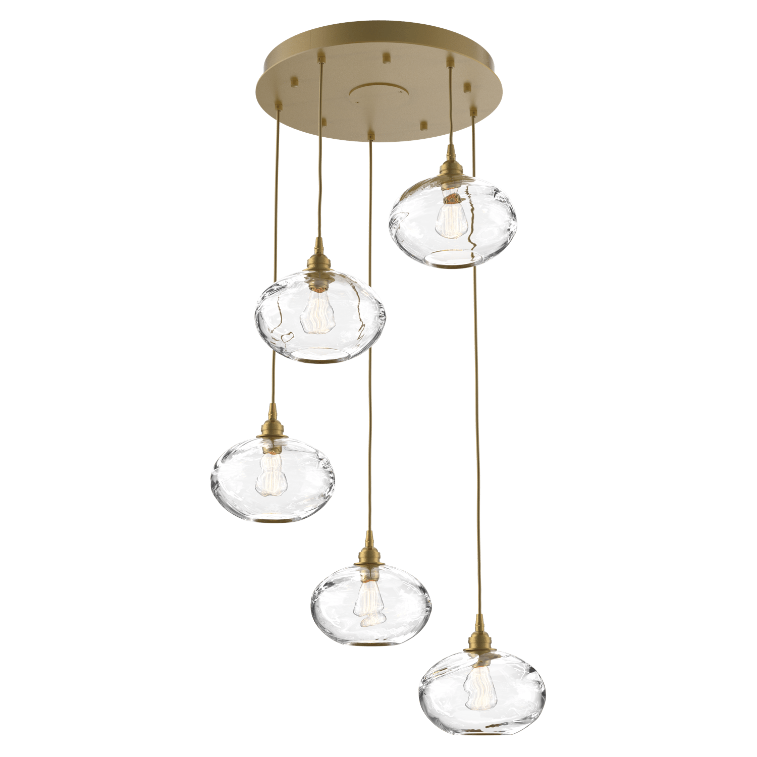 Coppa Round Pendant Chandelier - 5 Lights