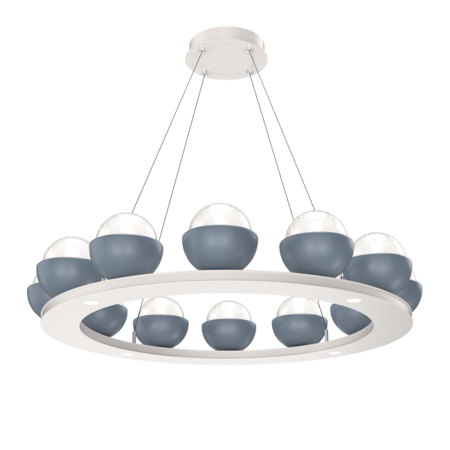 CHB0093-0C-WI-WL-CA1-L3-BU-Hammerton-Studio-Cabochon-36-inch-platform-ring-chandelier-with-salt-white-finish-and-opal-white-glass-shades-and-poppy-blue-cap