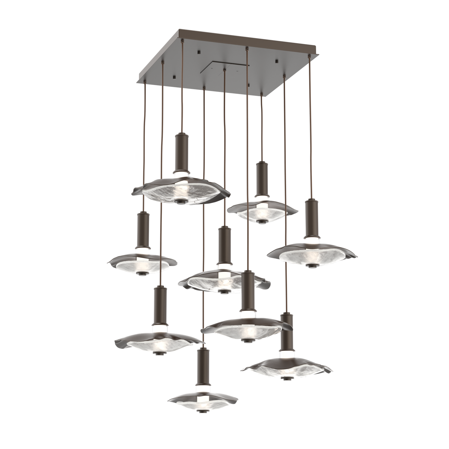 CHB0099-09-FB-00-C01-L3-CG-Hammerton-Studio-Atmosphere-Cumulus–9-light-square-multi-pendant-chandelier-with-flat-bronze-finish-and-clear-glass-inner-disc-and-LED-lamping