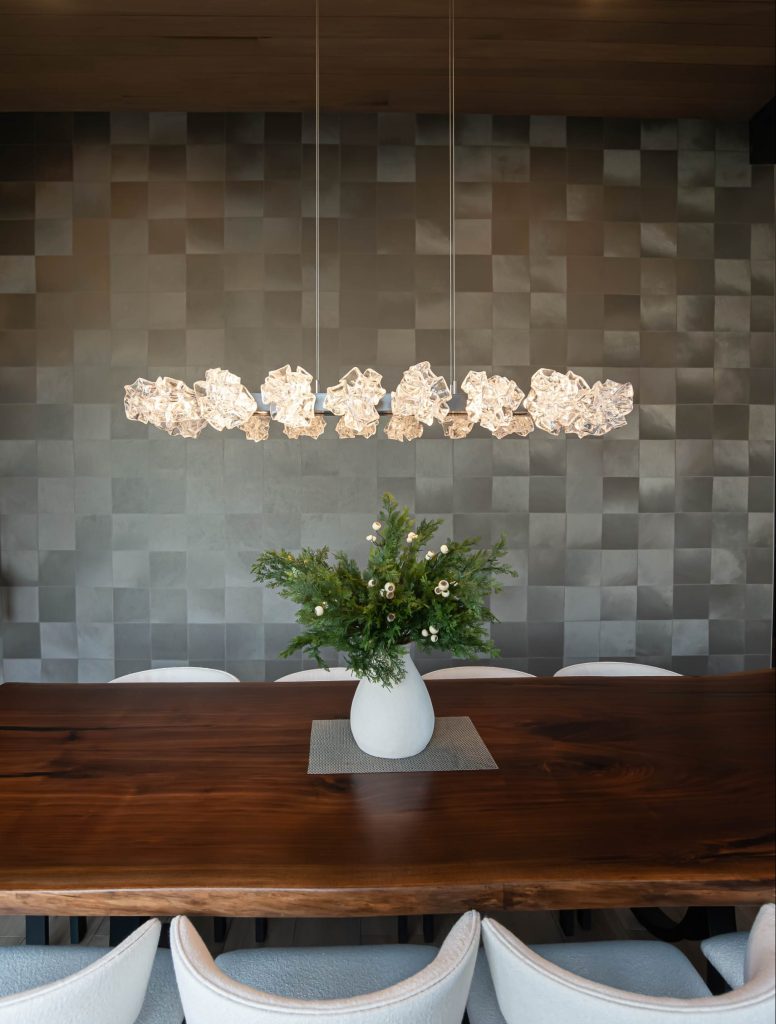 Blossom Linear Chandelier | JD Construction, Keri Hatcher