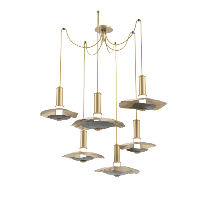 SCB0099-06-GB-00-C01-L3-BI-Hammerton-Studio-Atmosphere-Cumulus–6-light-swag-pendant-chandelier-with-gilded-brass-finish-and-black-metal-inner-disc-and-LED-lamping