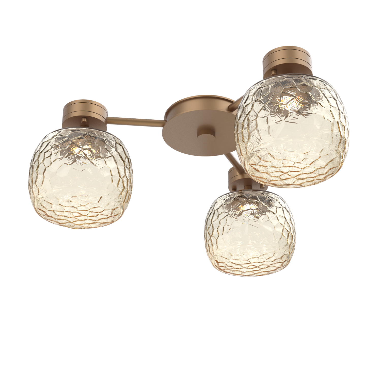 SMB0091-H3-NB-A-L3-Hammerton-Studio-Vessel–3-light-round-hub-and-spoke-ceiling-light-or-wall-sconce-with-novel-brass-finish-and-amber-blown-glass-shades-and-LED-lamping
