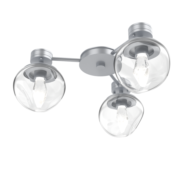 SMB0095-H3-CS-GC-L3-Hammerton-Studio-Luna-3-light-round-hub-spoke-ceiling-light-or-wall-sconce-classic-silver-finish-clear-cast-glass-diffusers-LED-lamping