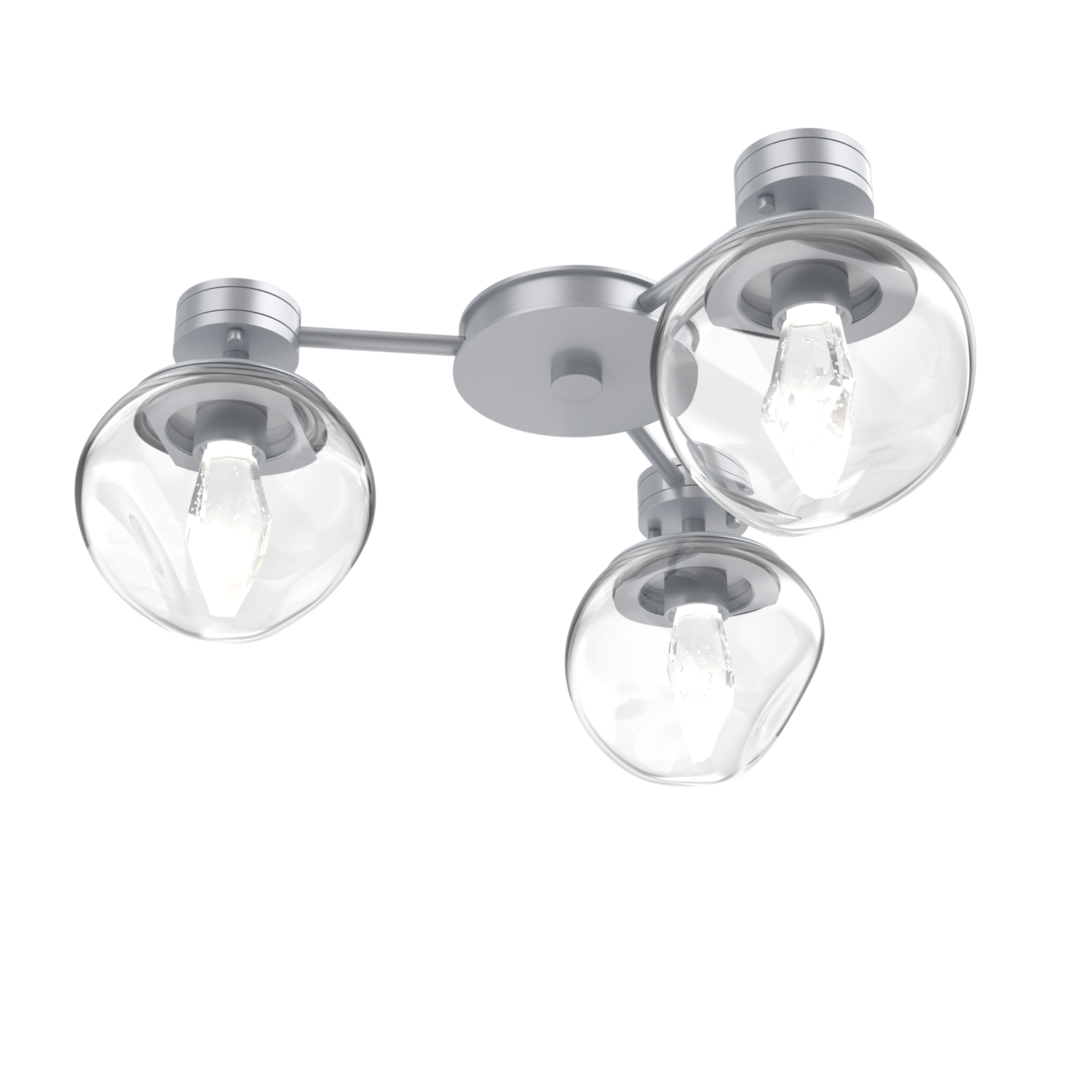 SMB0095-H3-CS-GC-L3-Hammerton-Studio-Luna-3-light-round-hub-spoke-ceiling-light-or-wall-sconce-classic-silver-finish-clear-cast-glass-diffusers-LED-lamping