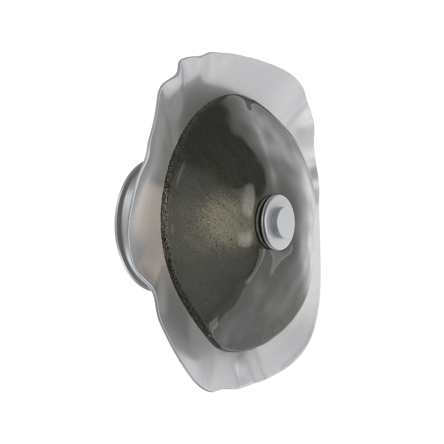 SMB0099-02-CS-00-L3-SG-Hammerton-Studio-Atmosphere-Cumulus–1-light-medium-flush-mount-ceiling-light-or-wall-sconce-with-classic-silver-finish-and-smoke-glass-inner-disc-and-LED-lamping