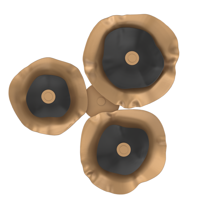 Cumulus Hub & Spoke - 3 Lights