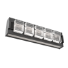 VLB0100-18-MB-TP-L2-W01-Hammerton-Studio-Tessera-18-inch-vanity-sconce-with-matte-black-finish-and-clear-pave-cast-glass-shade-and-light-oak-wood-accent-and-LED-lamping
