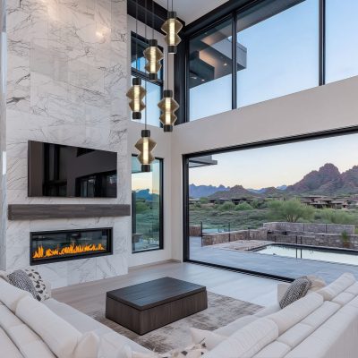Mesa Mandrel Round Pendant Chandelier
