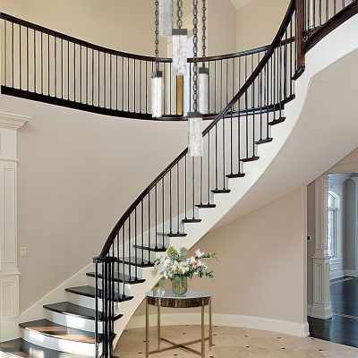 Parallel Round Pendant Chandelier