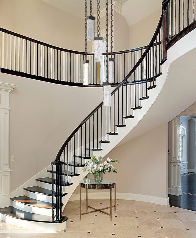 Parallel Round Pendant Chandelier