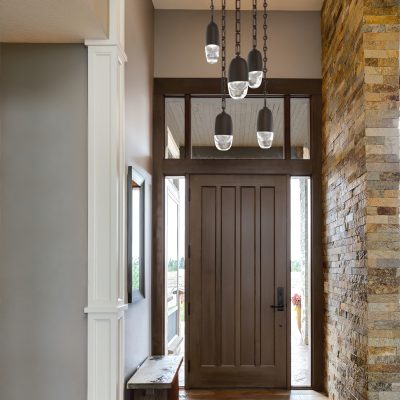Pebble Round Pendant Chandelier