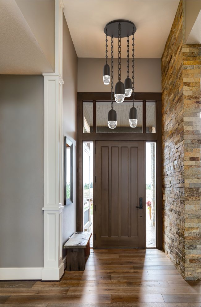 Pebble Round Pendant Chandelier