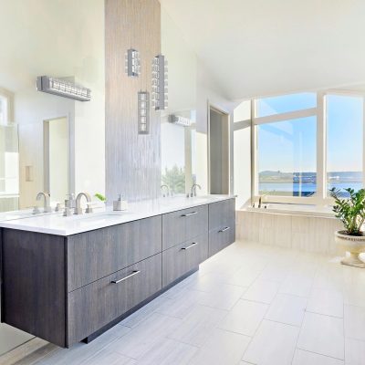 Tessera Vanity Sconce & Tessera Round Pendant Chandelier