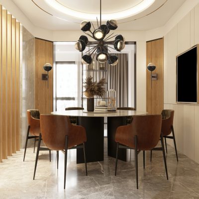 Cabochon Starburst Chandelier