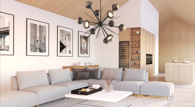 Cabochon Starburst Chandelier