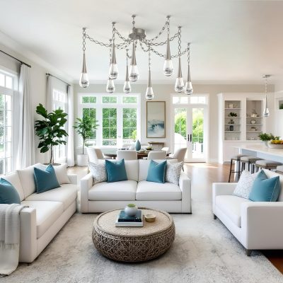 Raindrop Swag Chandelier