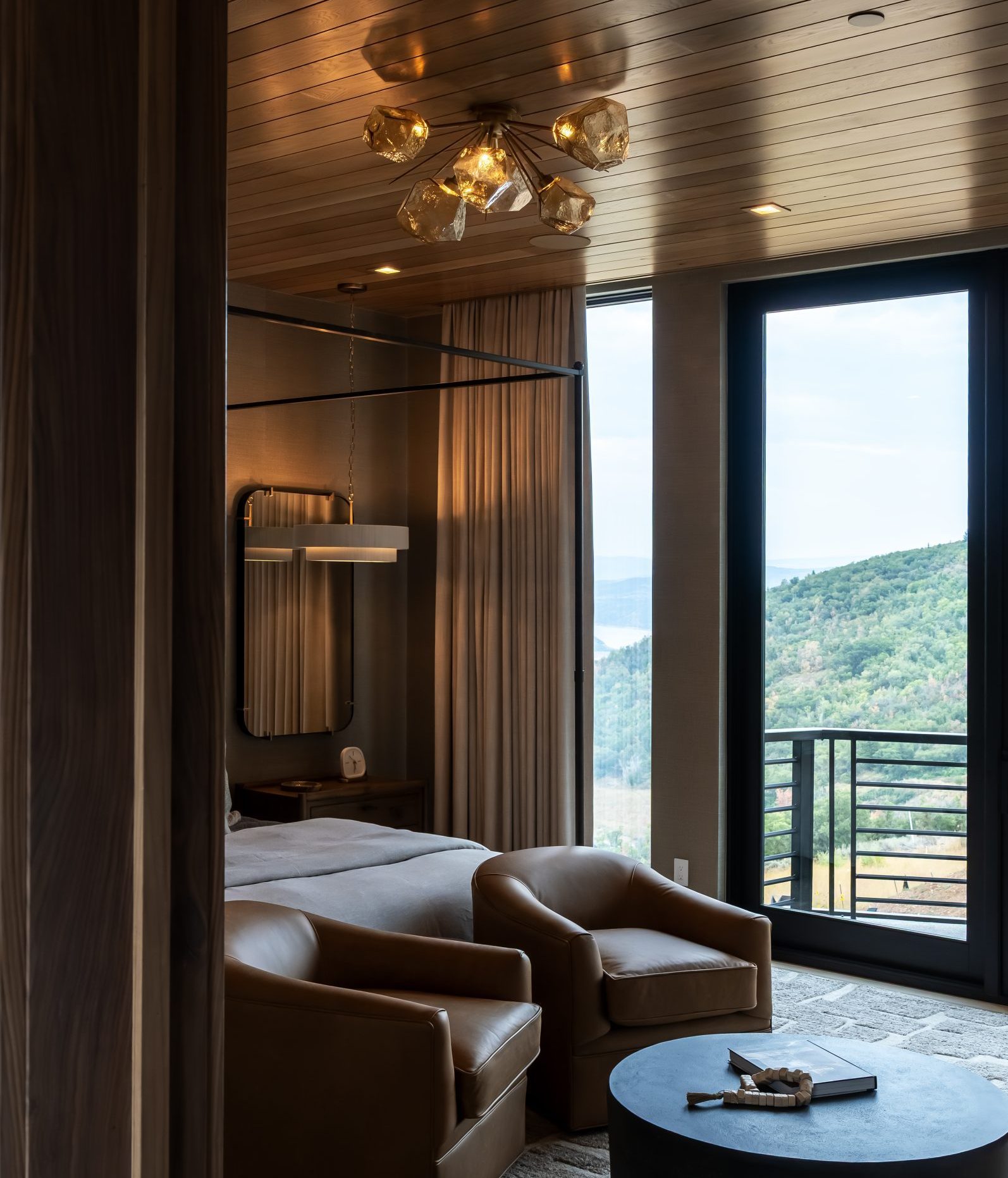 Gem Half Starburst Flush Mount