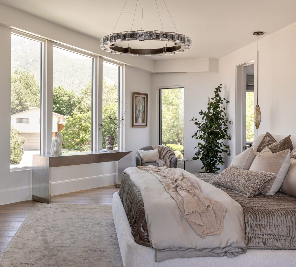 large ring chandelier