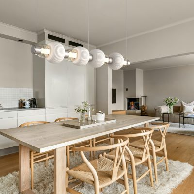 Torno Mandrel Linear Chandelier