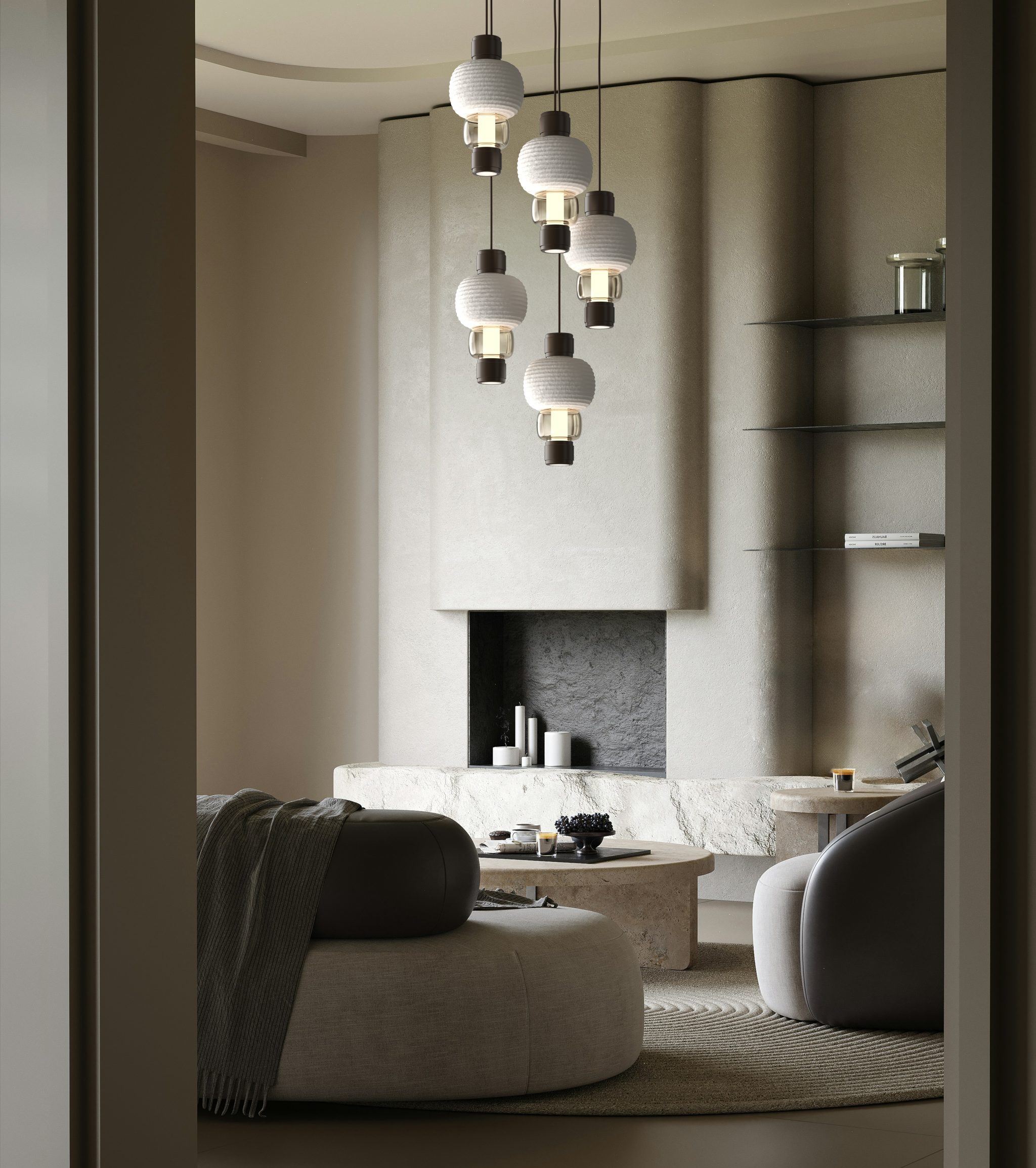 Sculptural Ceramic Lighting