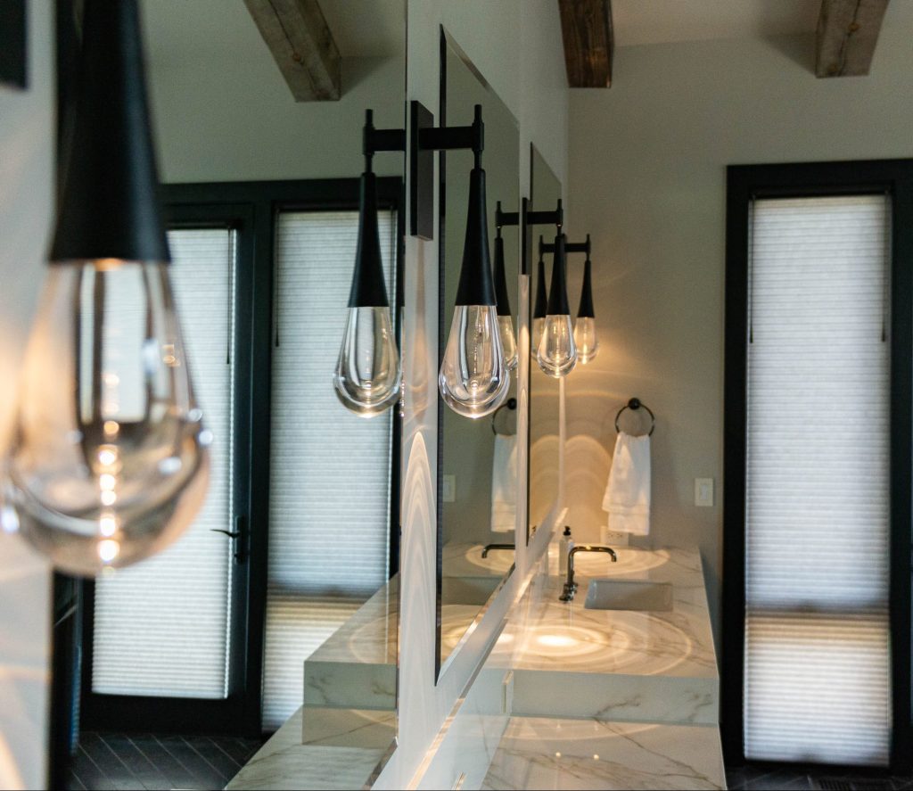 blown glass lighting