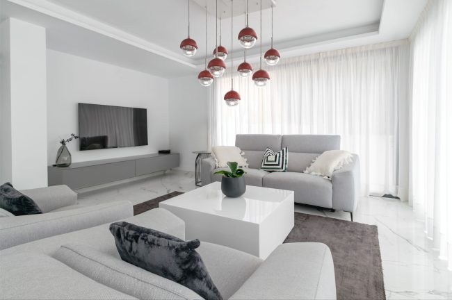 Cabochon Square Pendant Chandelier