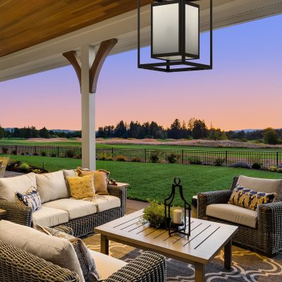 Double Box Outdoor Pendant