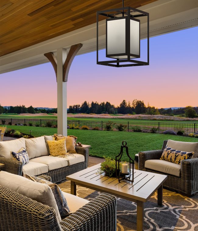 Double Box Outdoor Pendant