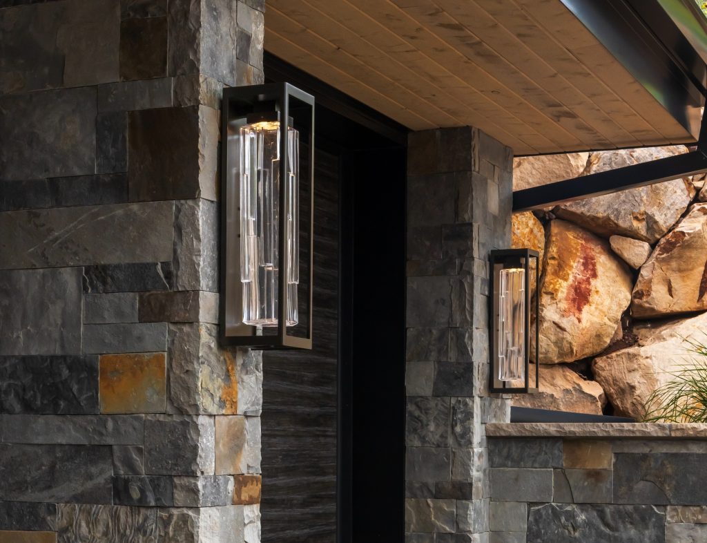 Blown glass lighting