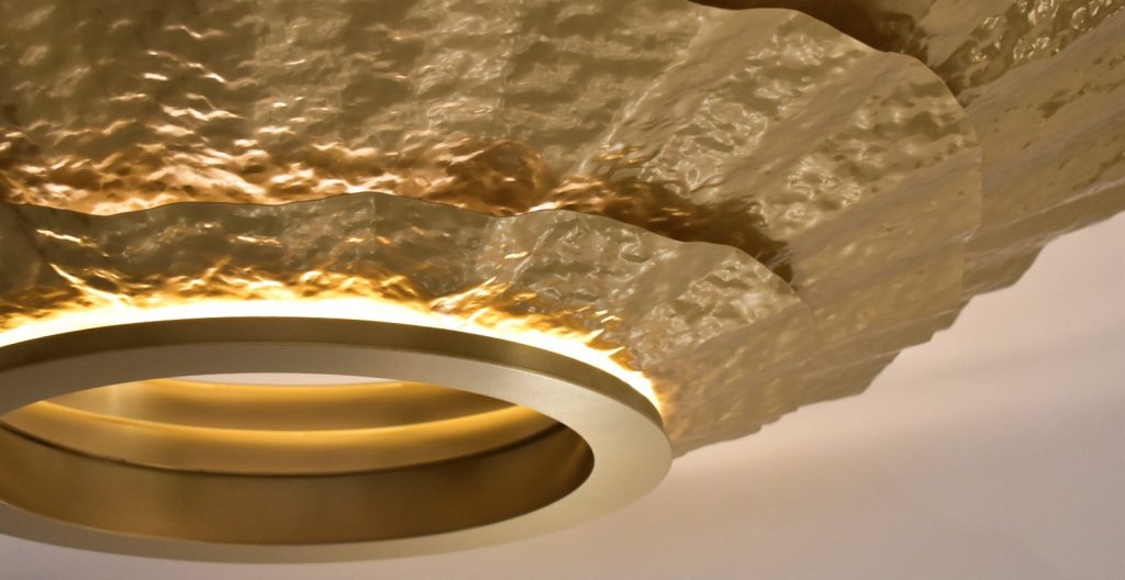 Handcrafted metal lighting