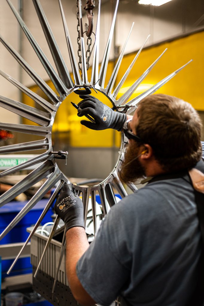 Hand finished lighting