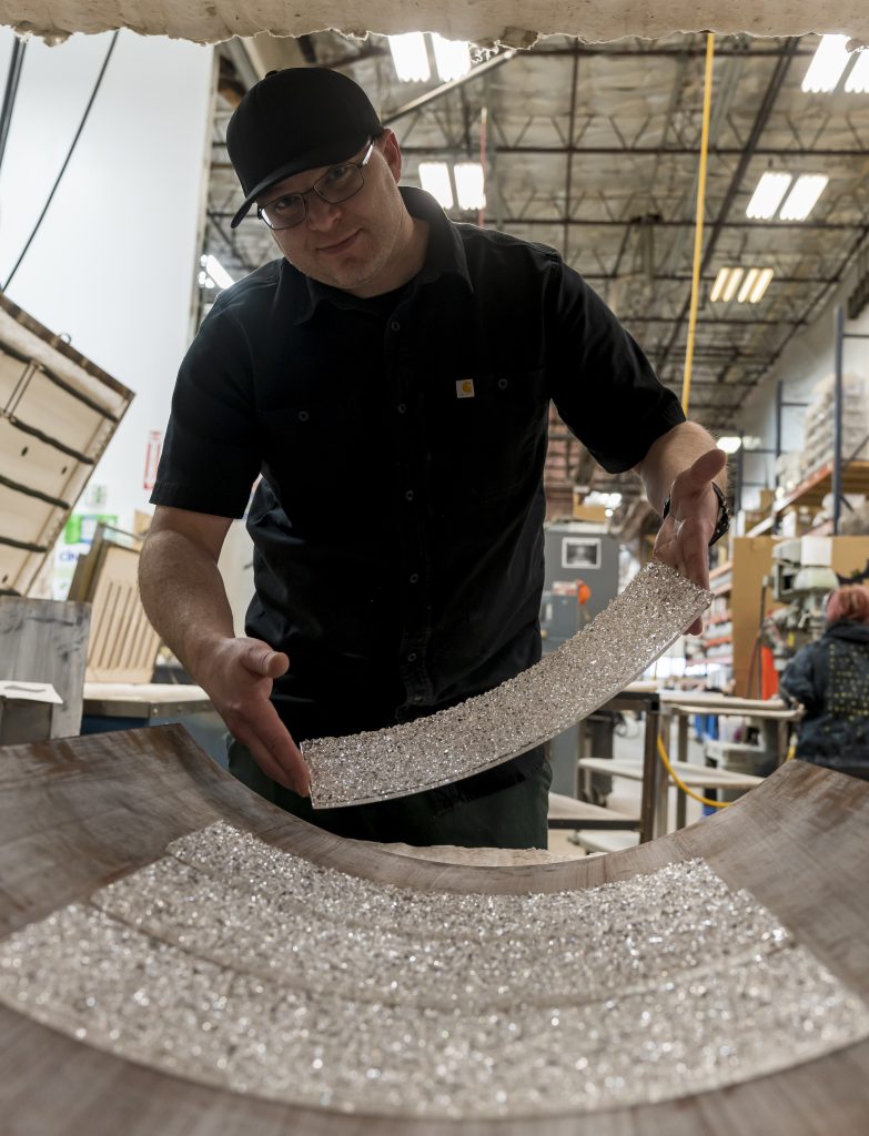 Hand finished lighting