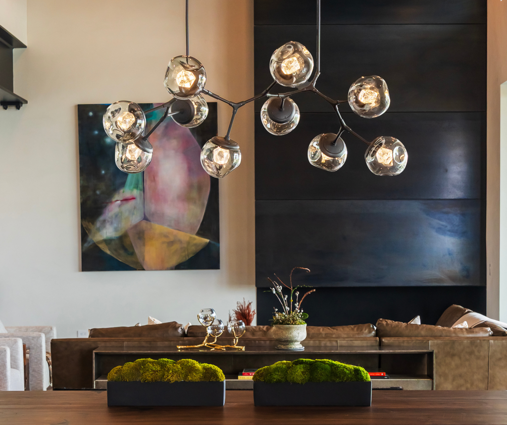 blown glass lights