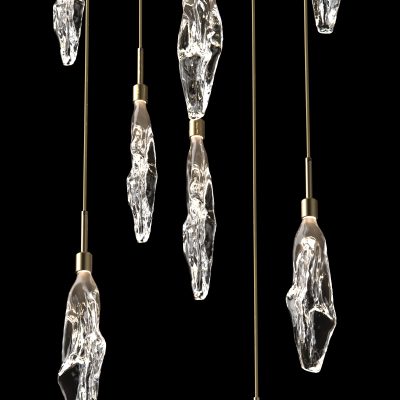 Ice Fall Multi Pendent detail Ice Fall Multi Pendent detail