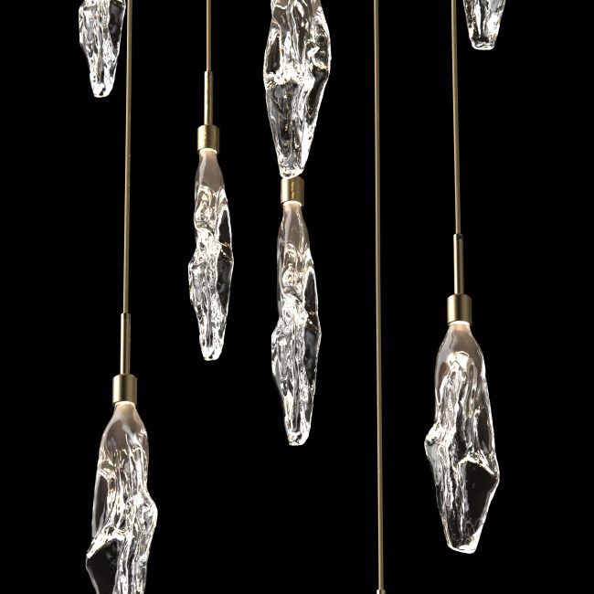 Ice Fall Multi Pendent detail