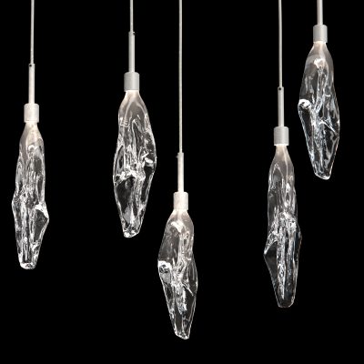 Ice Fall linear Pendent detail Ice Fall linear Pendent detail