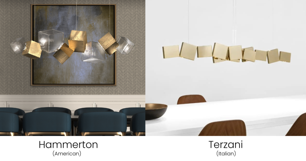 Is American lighting comparable to Italian?