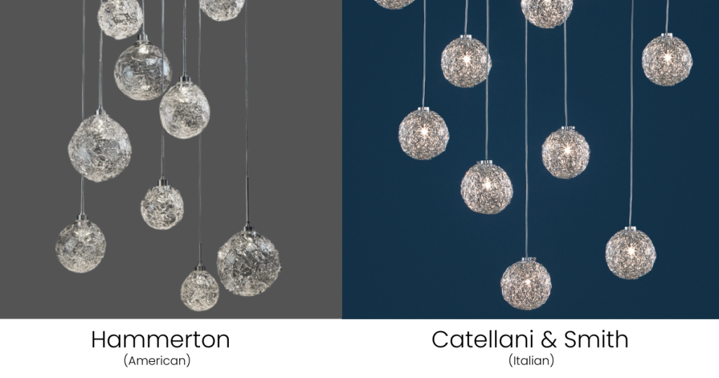 Is American lighting comparable to Italian?