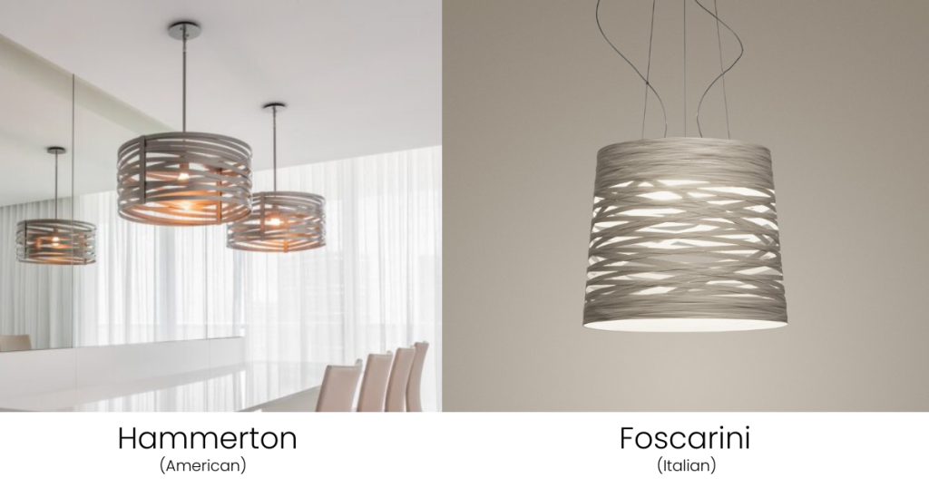 Is American lighting comparable to Italian?