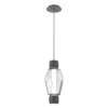 LAB0039-D1-GP-C-Hammerton-Studio-Gem-mandrel-pendant-light-with-graphite-finish-and-clear-blown-glass-shades-and-LED-lamping