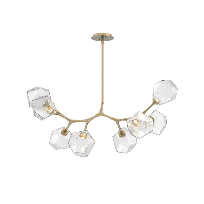 PLB0039-BB-GB-C-Hammerton-Studio-Gem-8-light-modern-branch-chandelier-with-gilded-brass-finish-and-clear-blown-glass-shades-and-LED-lamping