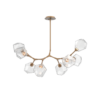 PLB0039-BB-NB-C-Hammerton-Studio-Gem-8-light-modern-branch-chandelier-with-novel-brass-finish-and-clear-blown-glass-shades-and-LED-lamping
