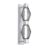 IDB0049-D2-CS-RS-Hammerton-Studio-Aalto-2-light-mandrel-wall-sconce-with-classic-silver-finish-and-optic-ribbed-smoke-glass-shades-and-LED-lamping