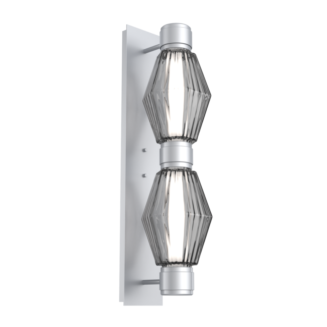 IDB0049-D2-CS-RS-Hammerton-Studio-Aalto-2-light-mandrel-wall-sconce-with-classic-silver-finish-and-optic-ribbed-smoke-glass-shades-and-LED-lamping
