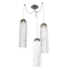 SCB0056-03-GP-LC-Hammerton-Studio-Ledgestone-3-light-swag-multi-pendant-chandelier-with-graphite-finish-and-clear-rectangular-blown-glass-shades-and-LED-lamping