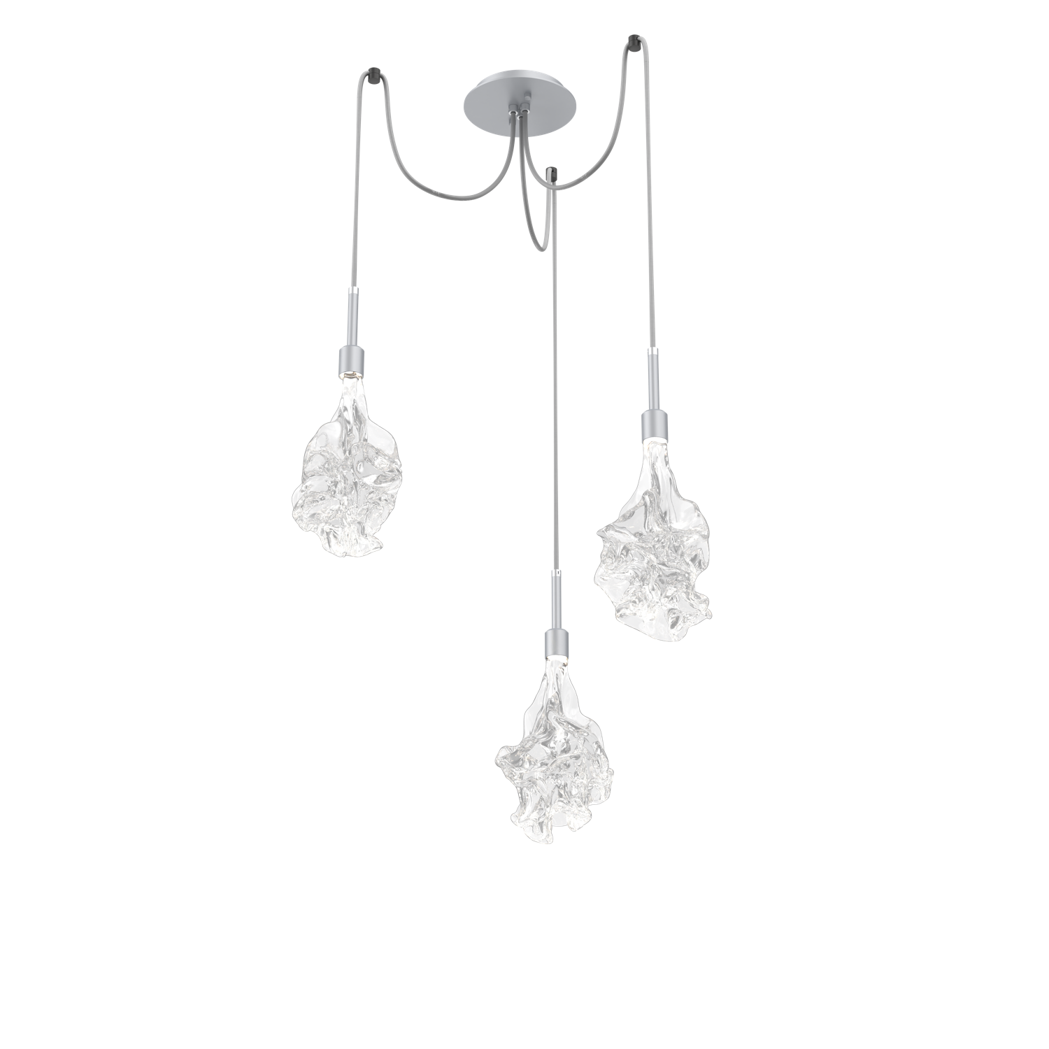 SCB0059-03-CS-BC-Hammerton-Studio-Blossom-3-light-swag-multi-pendant-chandelier-with-classic-silver-finish-and-clear-blossom-shaped-blown-glass-shades-and-LED-lamping