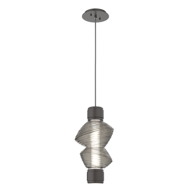 LAB0089-D1-GP-S-Hammerton-Studio-Mesa-mandrel-pendant-light-with-graphite-finish-and-smoke-blown-glass-shades-and-LED-lamping
