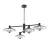CHB0098-L4-MB-CG-Hammerton-Studio-Cirrus-4-piece-mobile-chandelier-with-matte-black-finish-and-clear-granite-glass-shades-and-LED-lamping